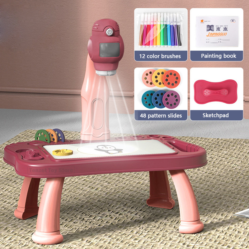 Learning Tablet Kids - Ensemble de Table de peinture pour