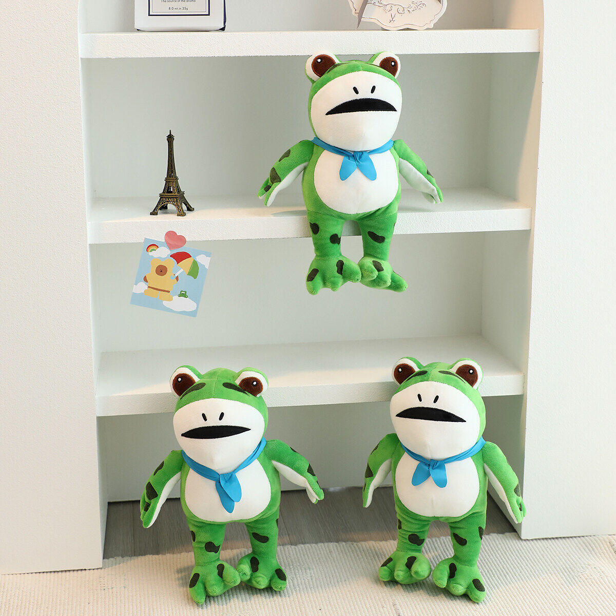 Kids Quirky Toys - Peluche grenouille pour enfants, jouet en