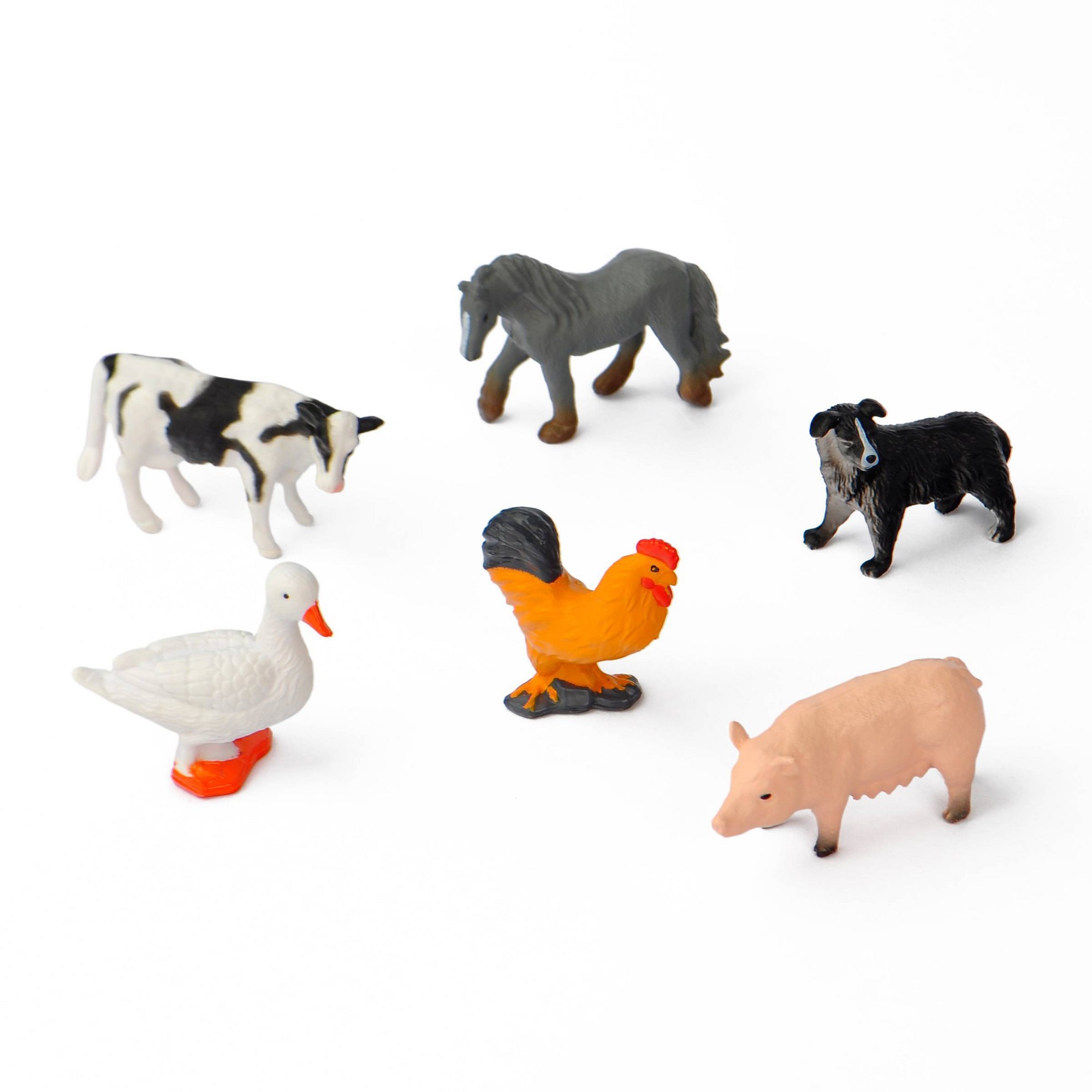 Kids Toys Youtube - 6 figurines d'animaux miniatures dans un