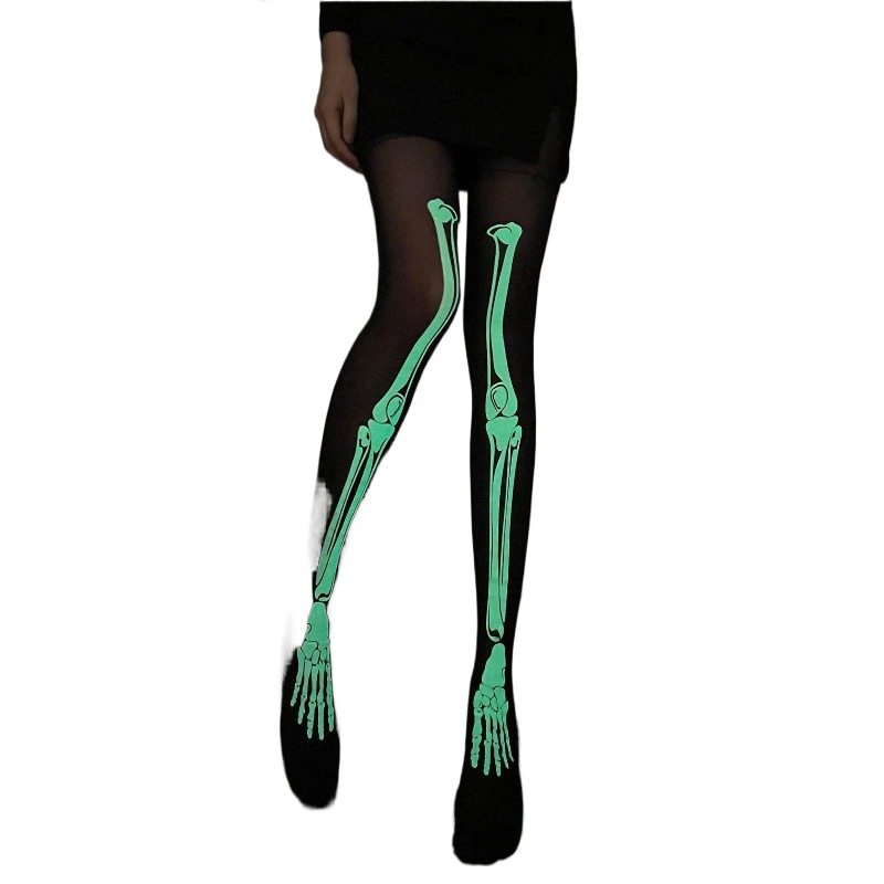 Glow In Dark Stars - Collants pour femme super lumineux, effet