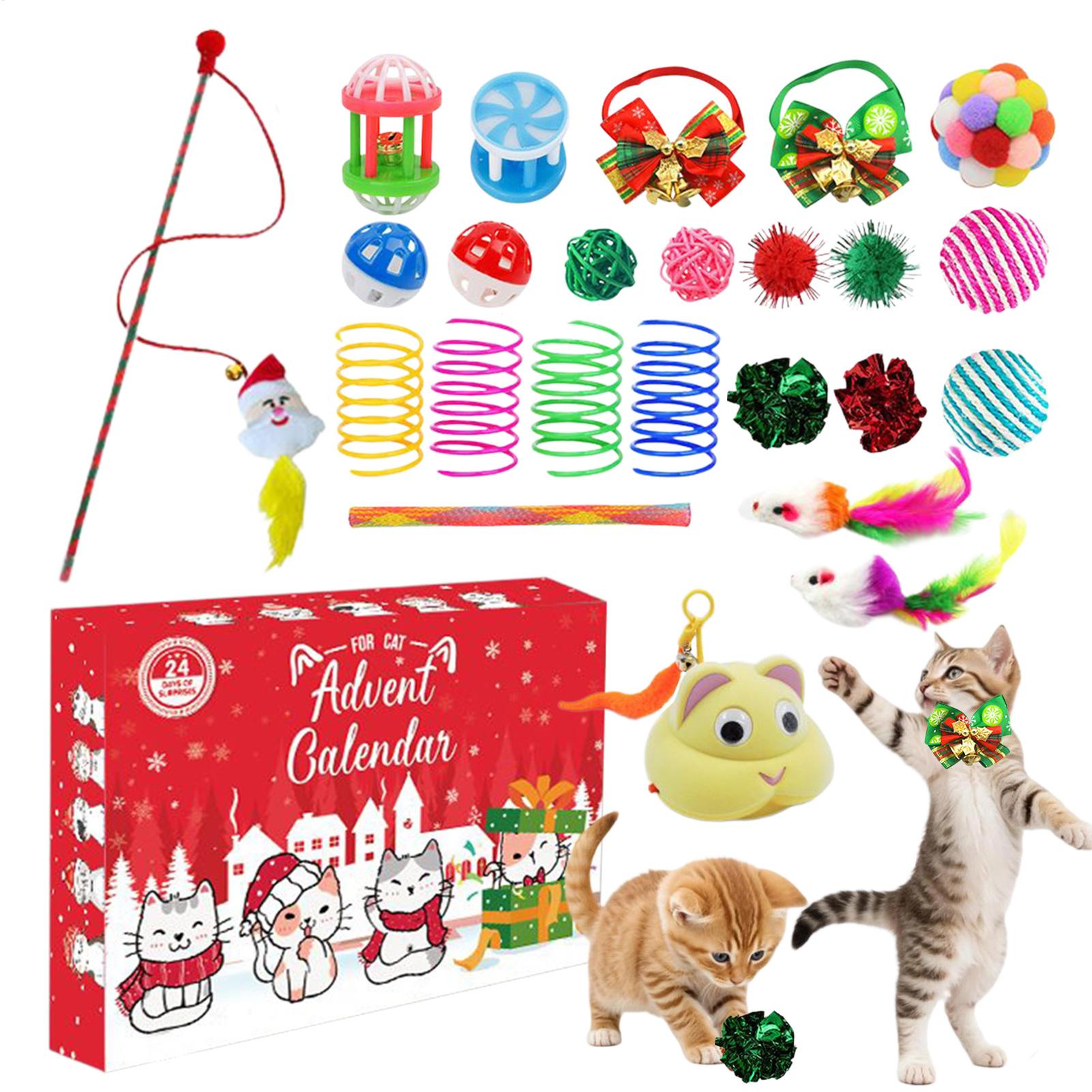 Kids Toys Xmas 2025 - Calendrier jouet pour chat de compagnie