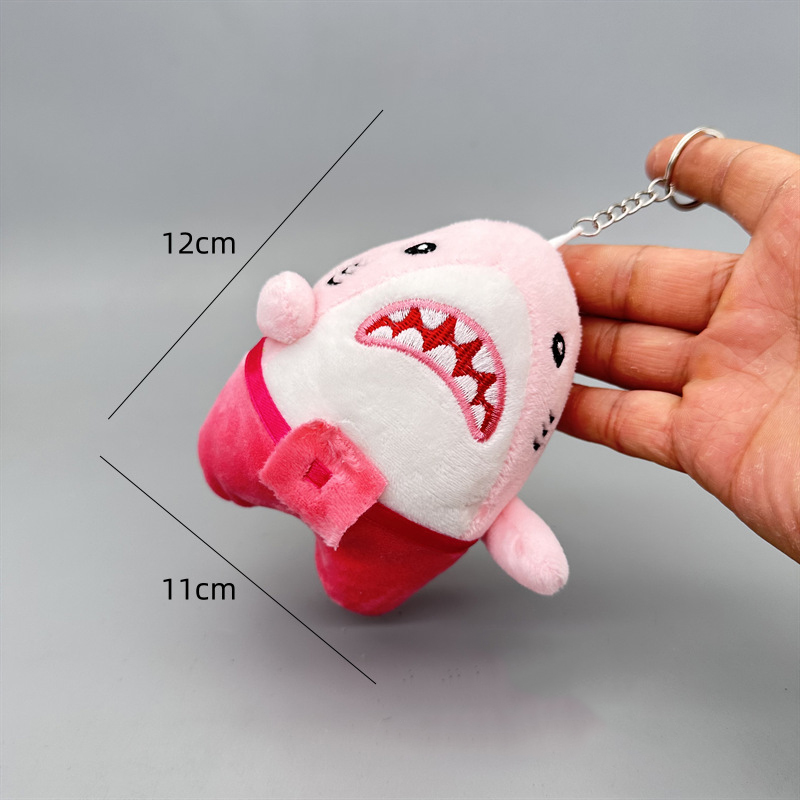 Kids Quirky Toys - Mignon requin en peluche porte-clés jouets