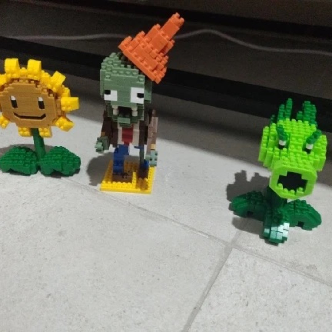 Plantes VS Zombies blocs petit - Kids Zombie Toys avis et prix