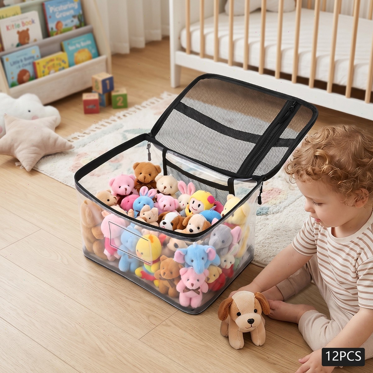 Lot de 12 boîtes de rangement  - Kids Zip Toys avis et prix