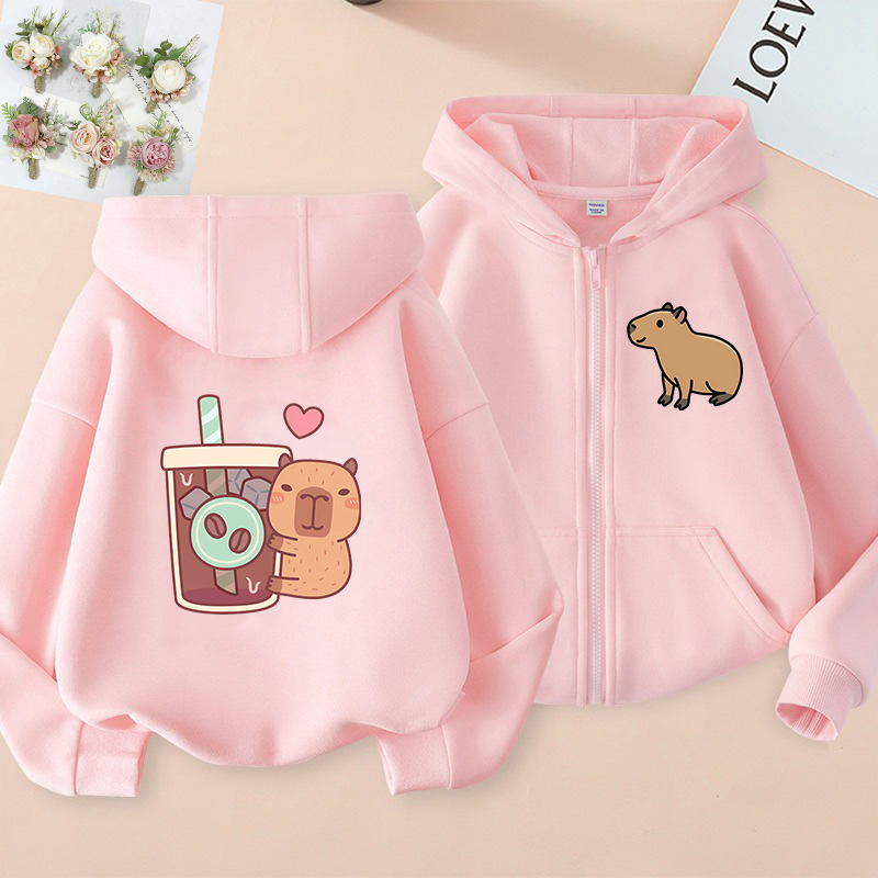 Sweat à capuche zippé Kawaii p - Kids Zip Toys avis et prix