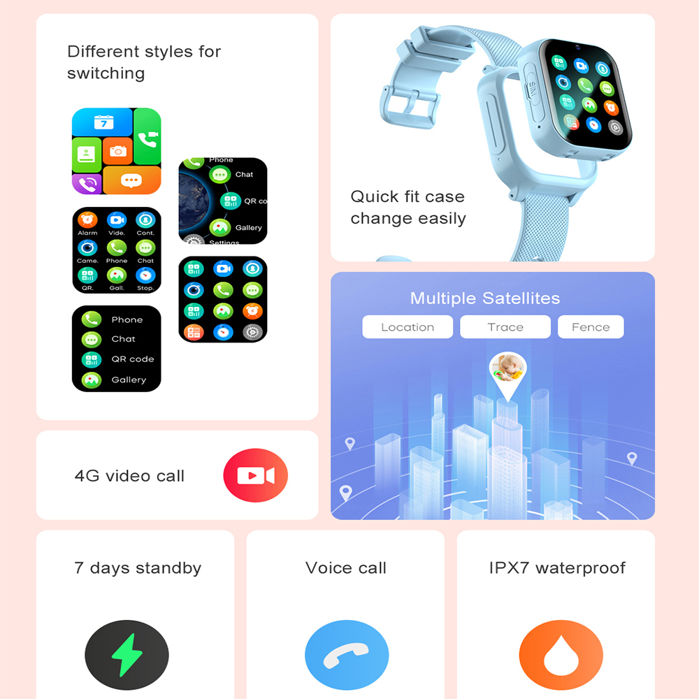 Montre intelligente enfants 4G - Kids Toys Youtube avis et prix