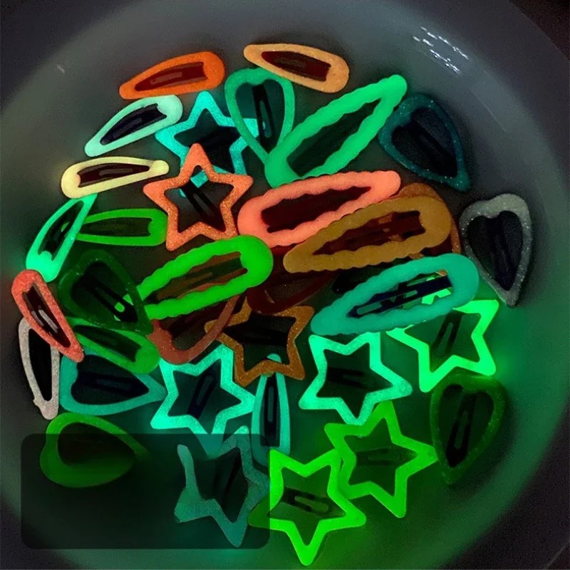 10 pinces à cheveux colorées e - Glow In Dark Stars avis et prix