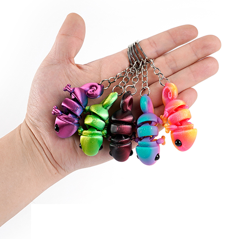 Porte-clés caméléon d'impressi - Kids Quirky Toys avis et prix