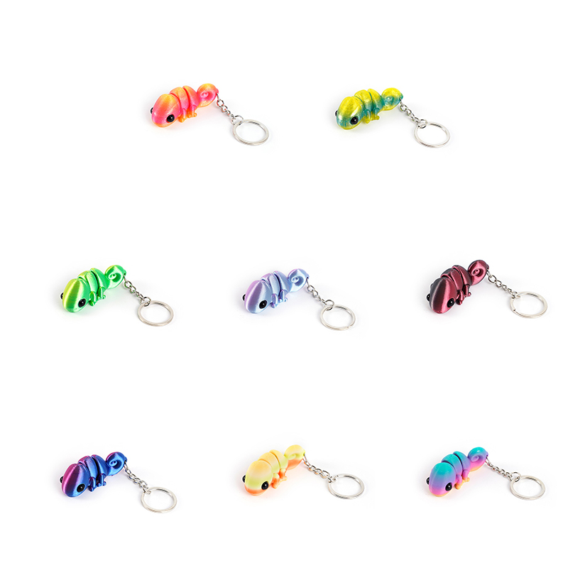 Porte-clés caméléon d'impressi - Kids Quirky Toys avis et prix