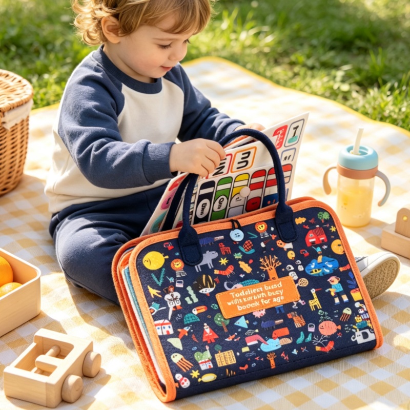 Livre sensoriel en feutre Thèm - Kids Zip Toys avis et prix