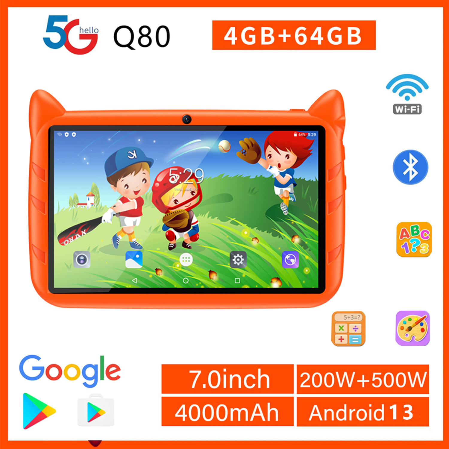 Nouveau 5G WiFi enfants tablet - Learning Tablet Kids avis et prix