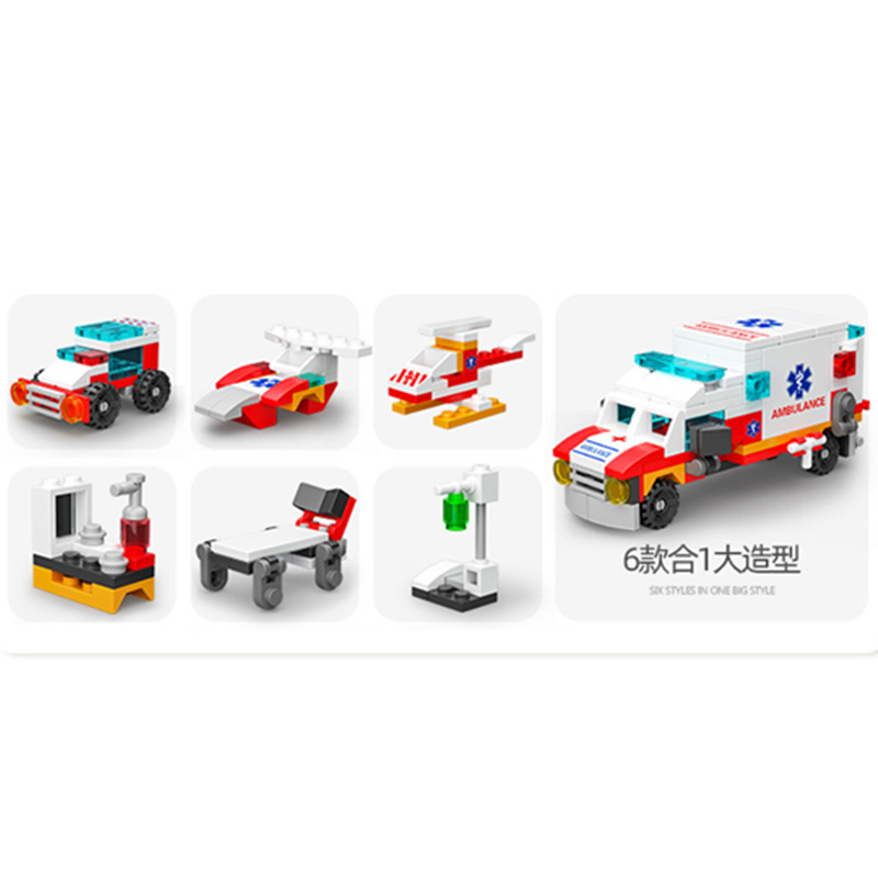 6in1 nouvelle Ambulance escort - Kids Toys Doctor Set avis et prix
