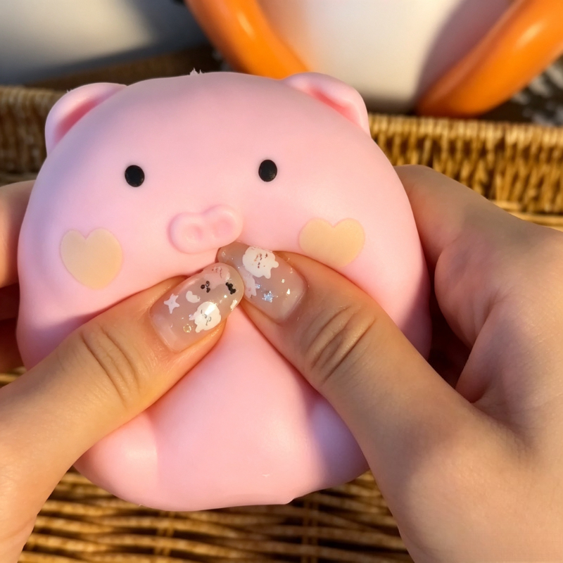 Balle Squishy Cochon Rose Crou - Sensory Fidget Toys avis et prix