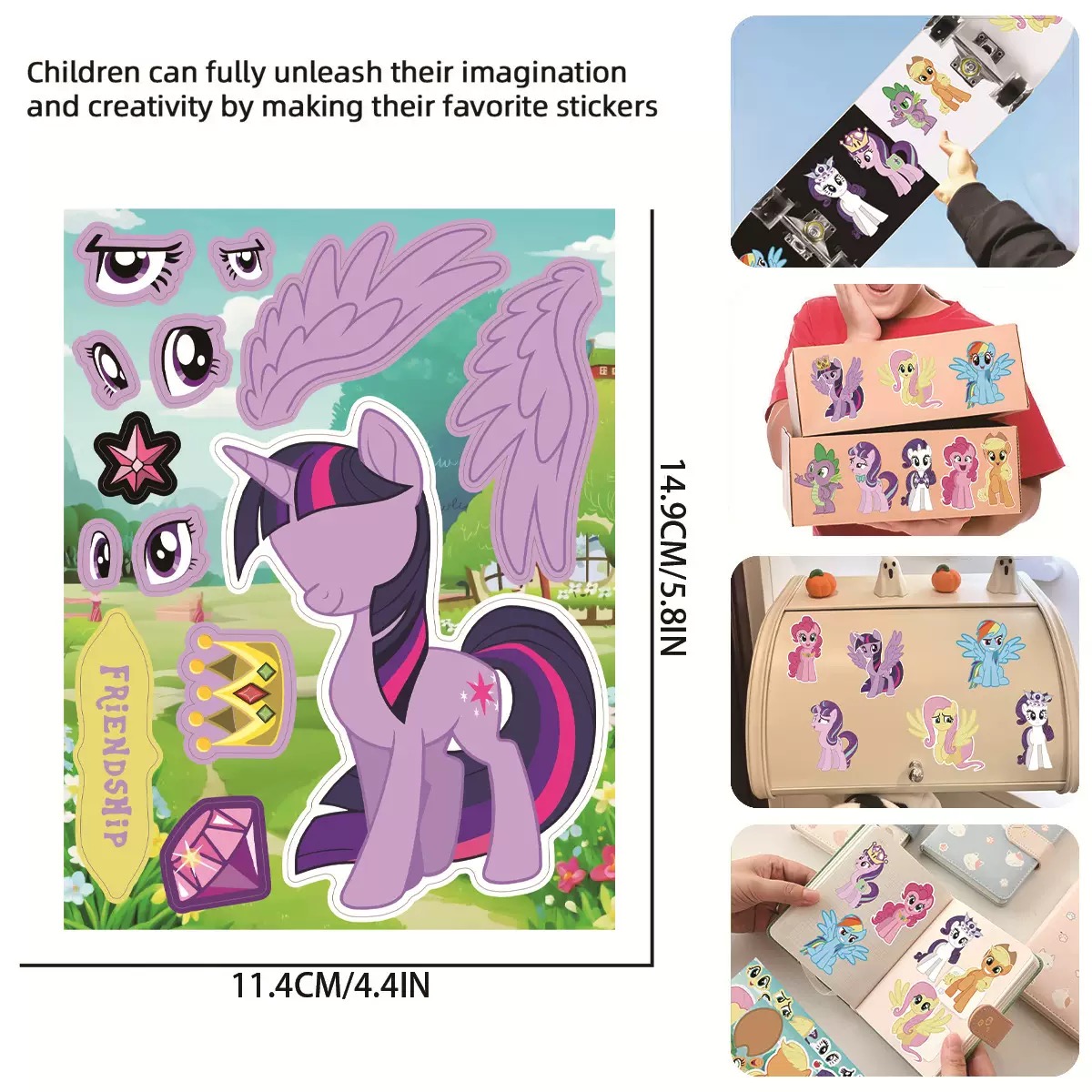 Autocollants My Little Pony, d - Kids Toys Png avis et prix