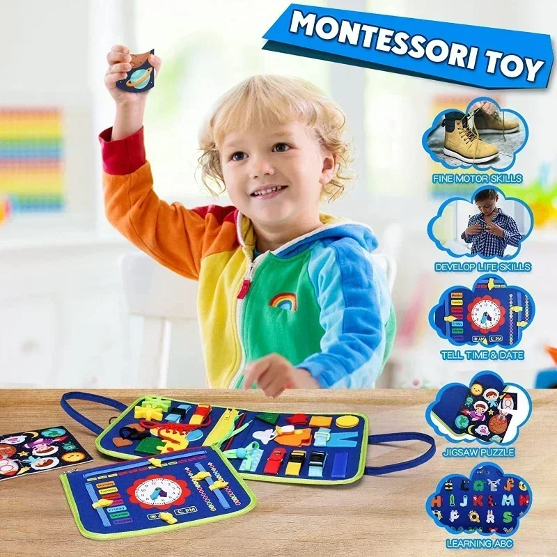 Tableau d'activités Montessori - Kids Zip Toys avis et prix