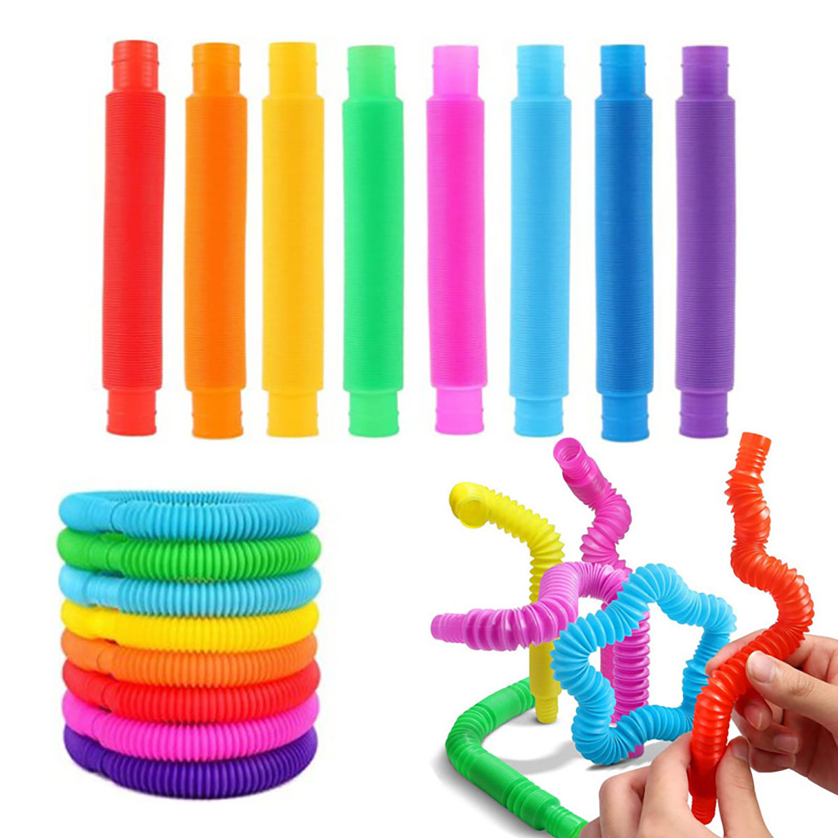 Tubes télescopiques colorés, j - Kids Toys Youtube avis et prix