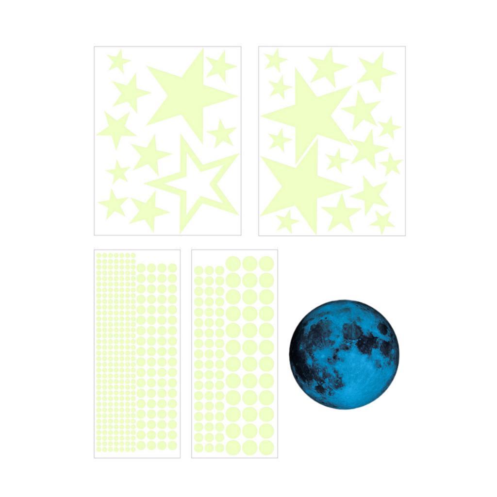 5x autocollants muraux qui bri - Glow In Dark Stars avis et prix